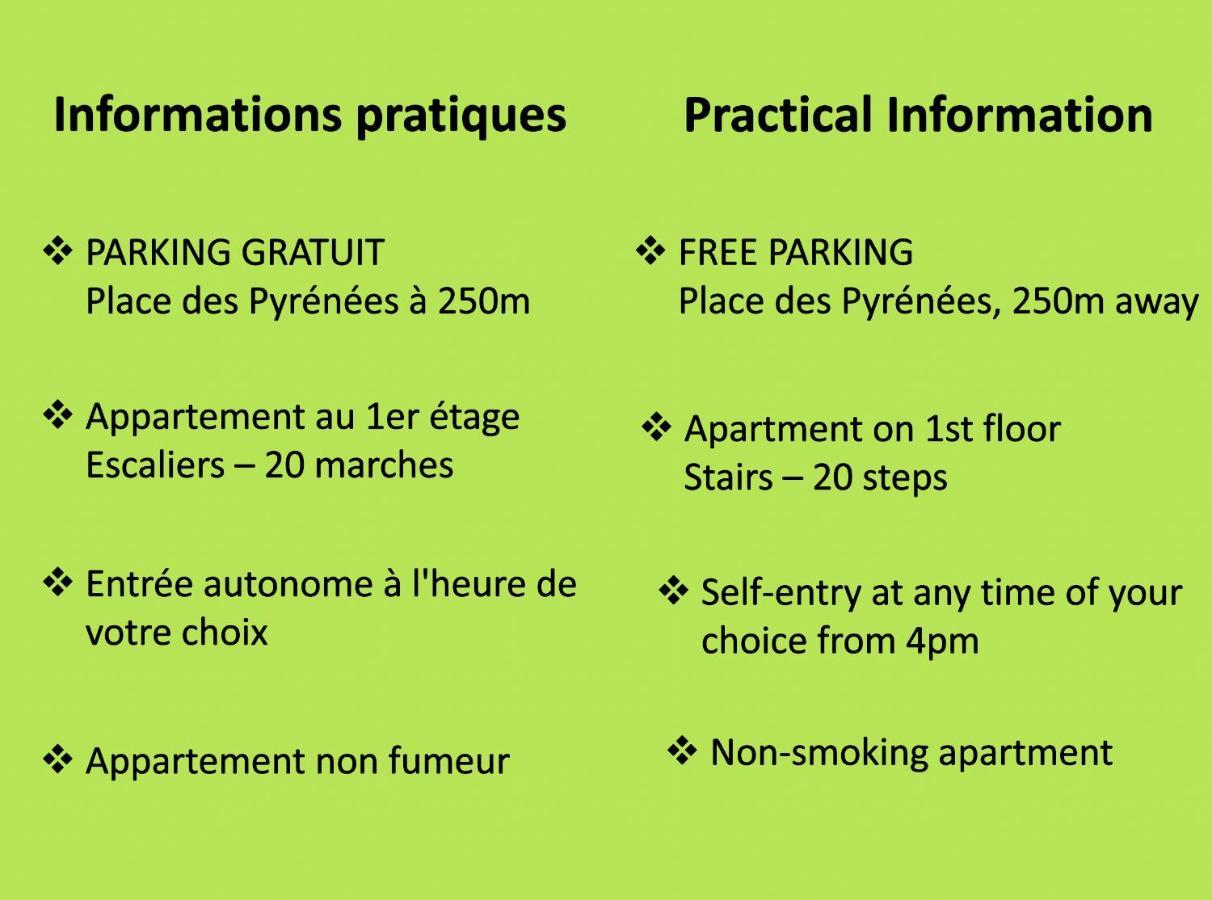 Le Montferrat - 65M2 - 2 Chambres - Rue De La Grotte - Hyper Centre Лурд Экстерьер фото